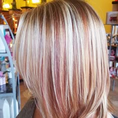 Have thought blonde hair with red lowlights remarkable Blonde hair with red lowlights consider, that